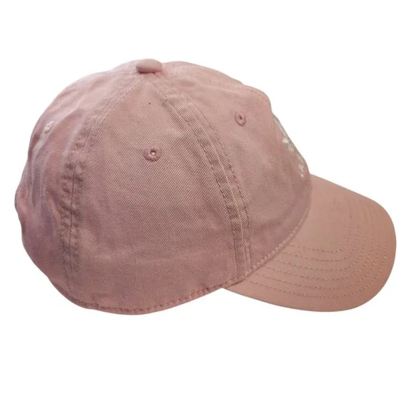 Adidas Originals Trefoil Pink Cotton Adjustable Hat Baseball Cap OSFM - Picture 3 of 6